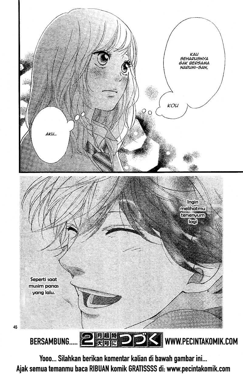 Ao Haru Ride Chapter 24 Gambar 44