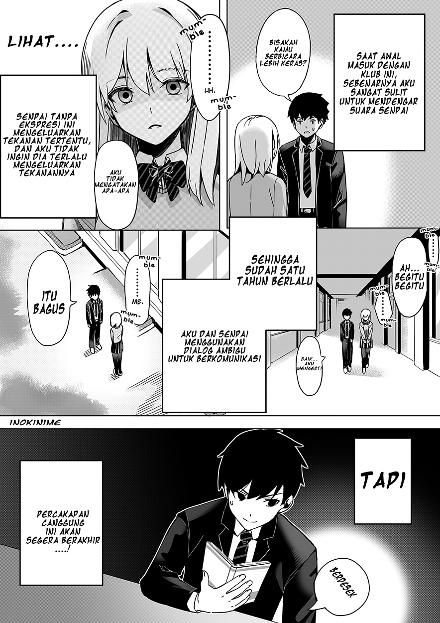 Baca Senpai no Koe ga Chiisa Sugirunode Hochouki o Tsukete Mitara, Itsunomanika Ore ni Shinuhodo Derete Ita Hanashi Chapter 00 Gambar 2