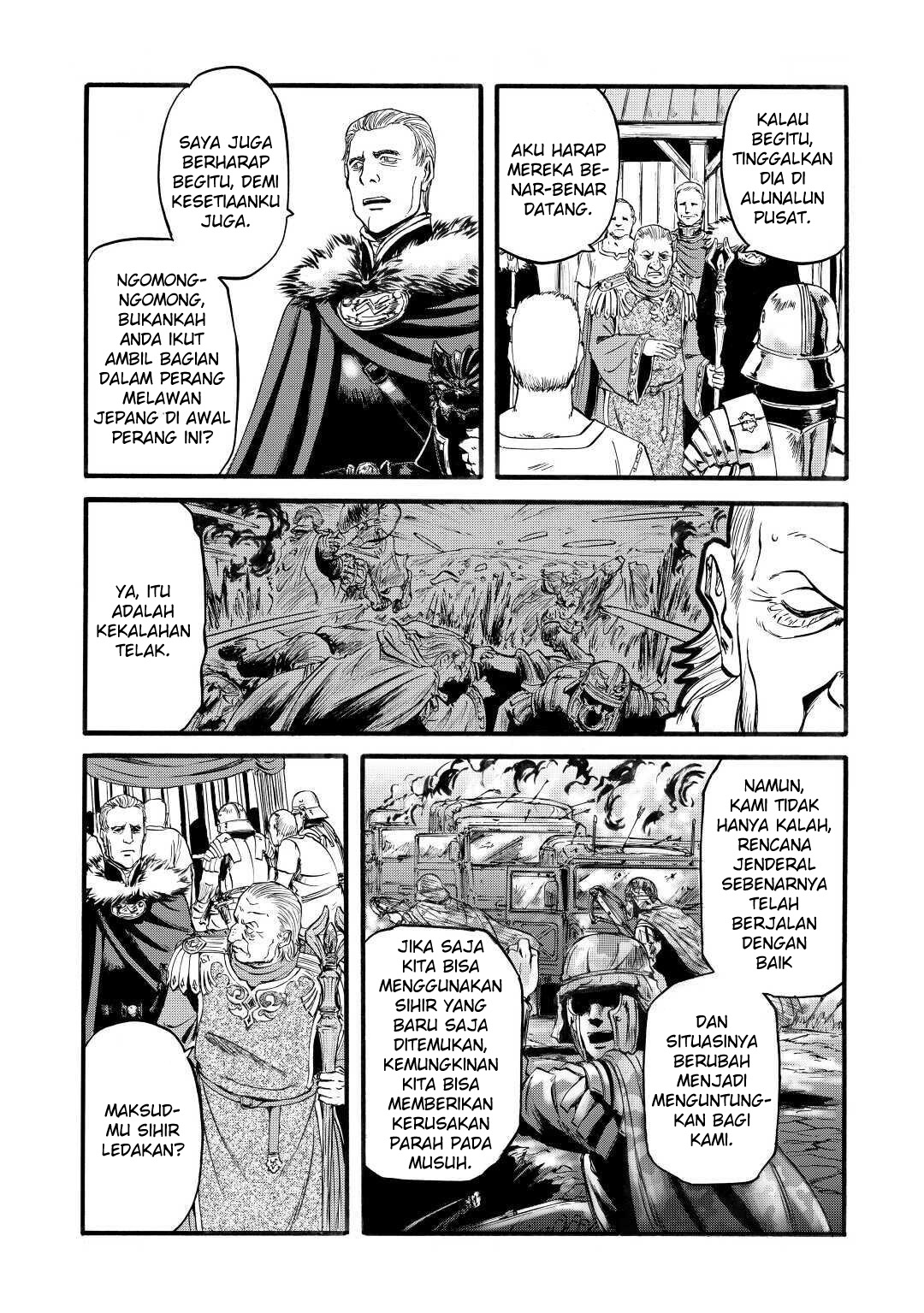 Gate – Jietai Kare no Chi nite Kaku Tatakeri Chapter 97 Gambar 25