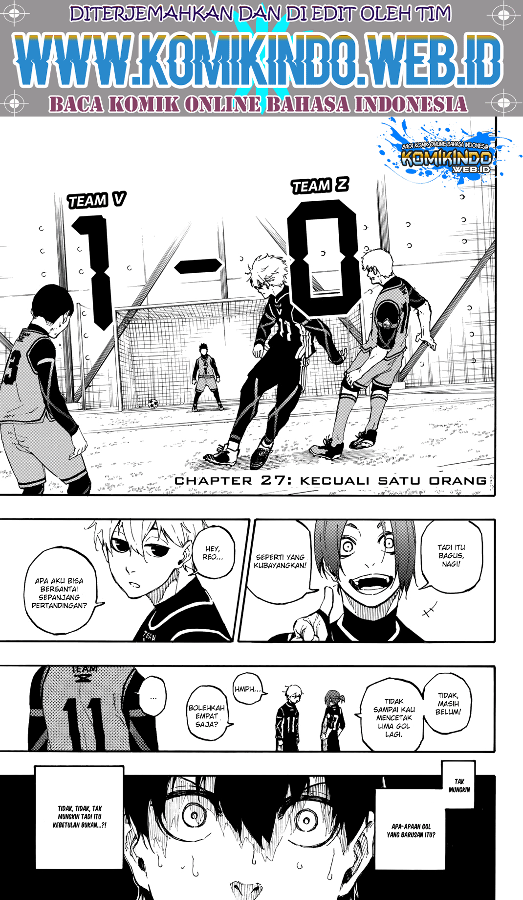 Baca Blue Lock Chapter 27 Gambar 2