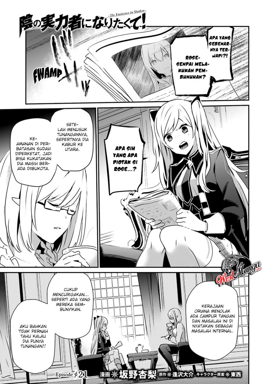 Baca Manga Kage no Jitsuryokusha ni Naritakute Chapter 21 Gambar 2