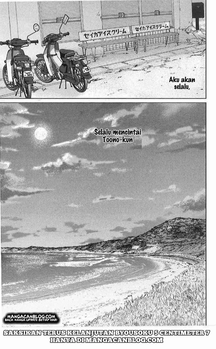 Byousoku 5 Centimeter Chapter 6 Gambar 38