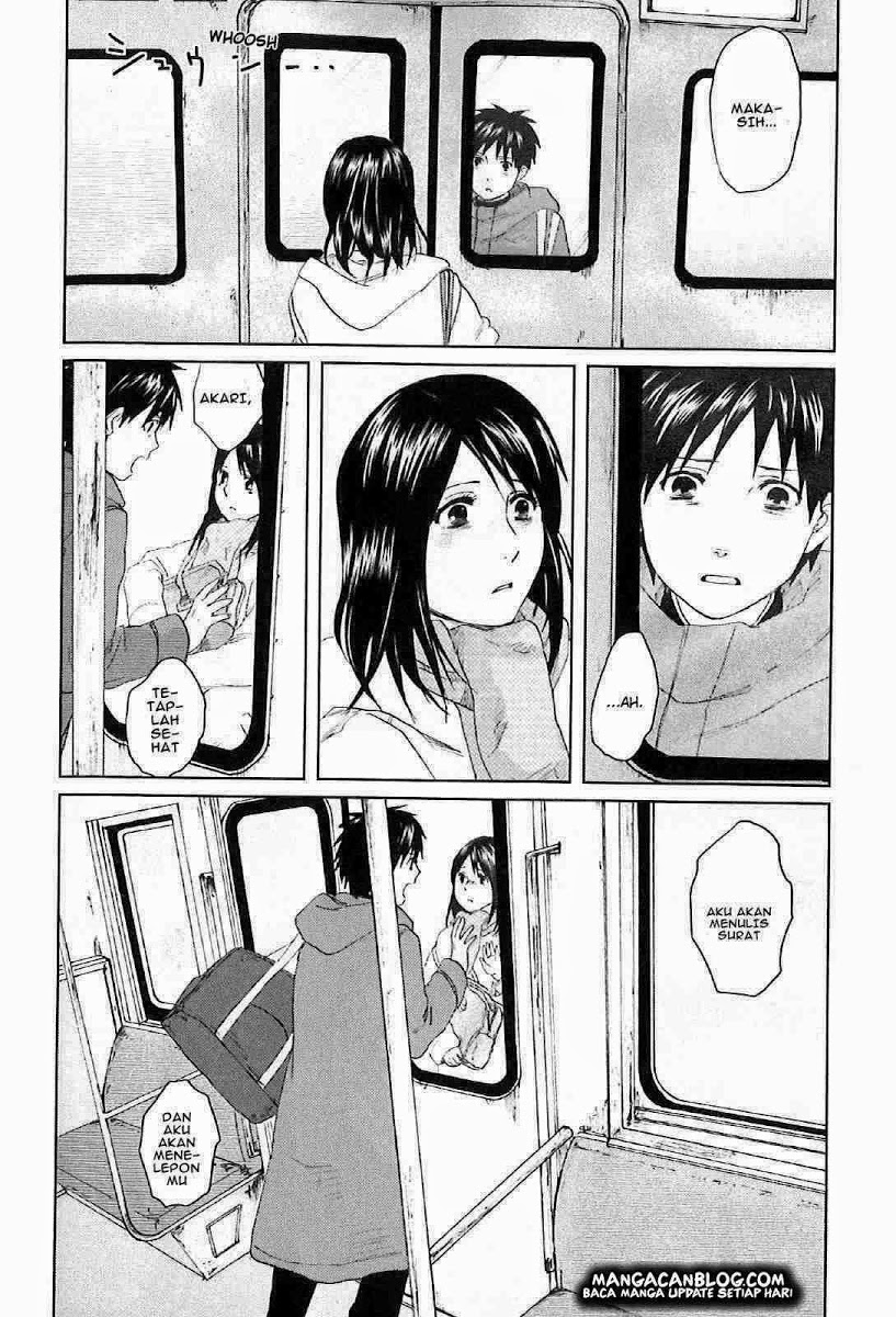 Byousoku 5 Centimeter Chapter 3 Gambar 43