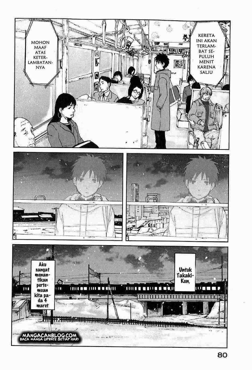 Byousoku 5 Centimeter Chapter 2 Gambar 15