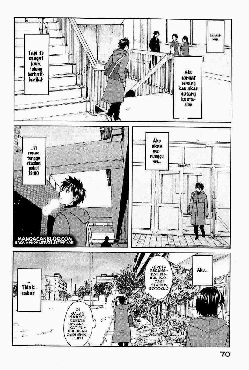 Byousoku 5 Centimeter Chapter 2 Gambar 5