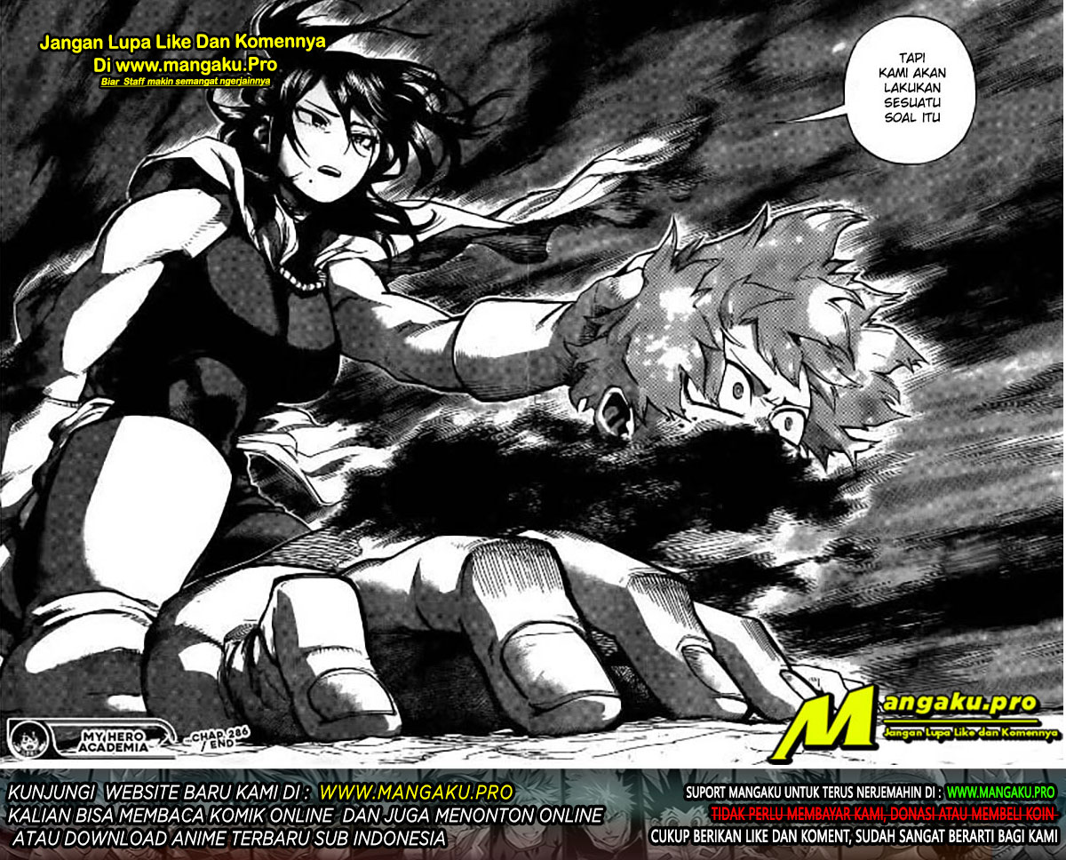 Boku no Hero Academia Chapter 286 Gambar 16