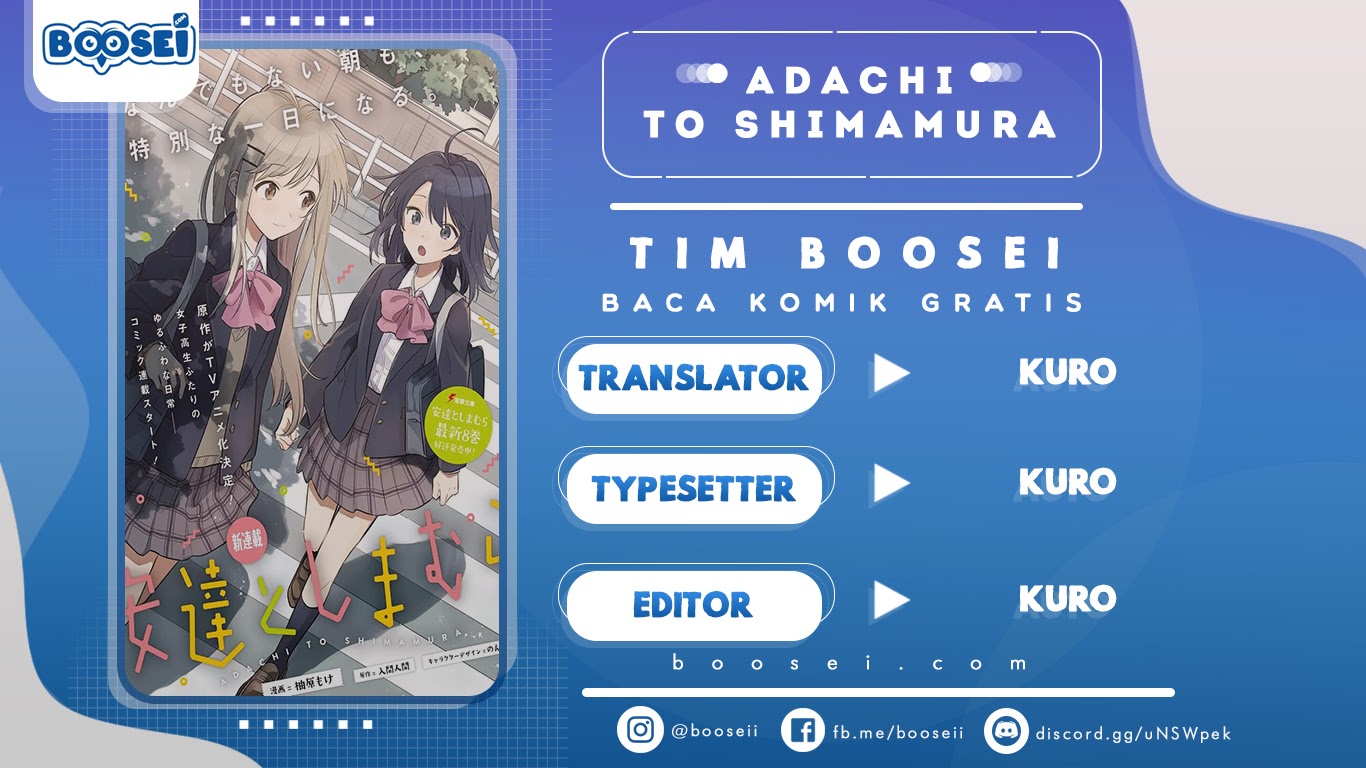 Baca Komik Adachi to Shimamura (YUZUHARA Moke) Chapter 14 Gambar 1