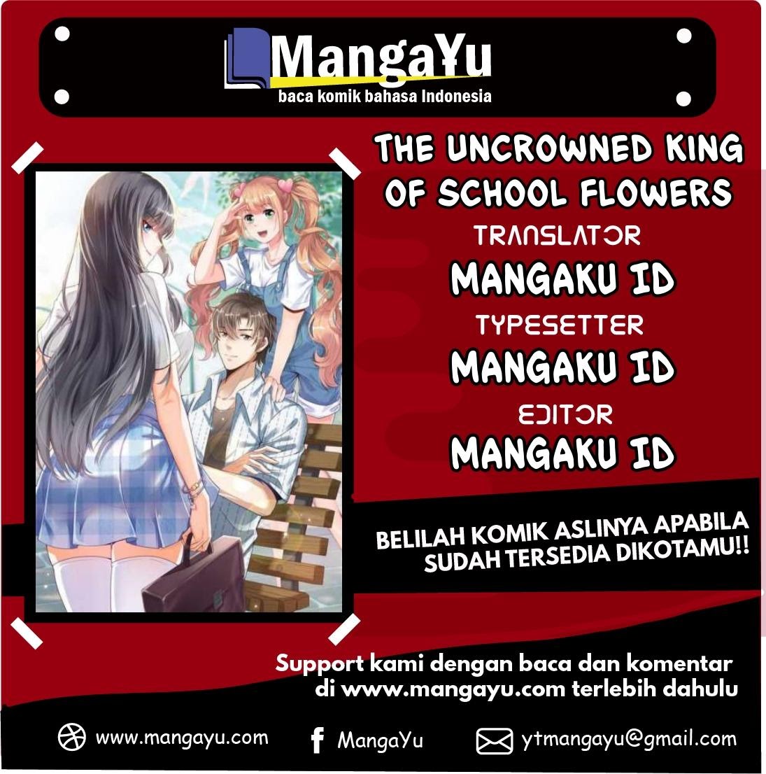 Baca Komik The Uncrowned King of School Flowers Chapter 01 Gambar 1