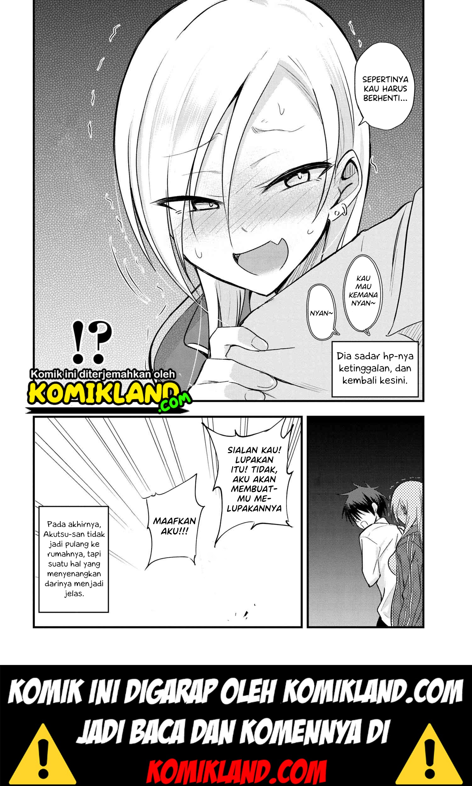 Please Go Home, Akutsu-san! Chapter 7 Gambar 6