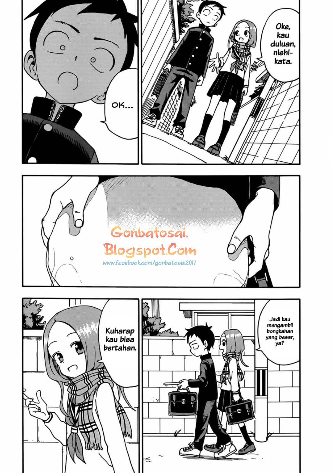 Karakai Jouzu no Takagi-san Chapter 46 Gambar 7