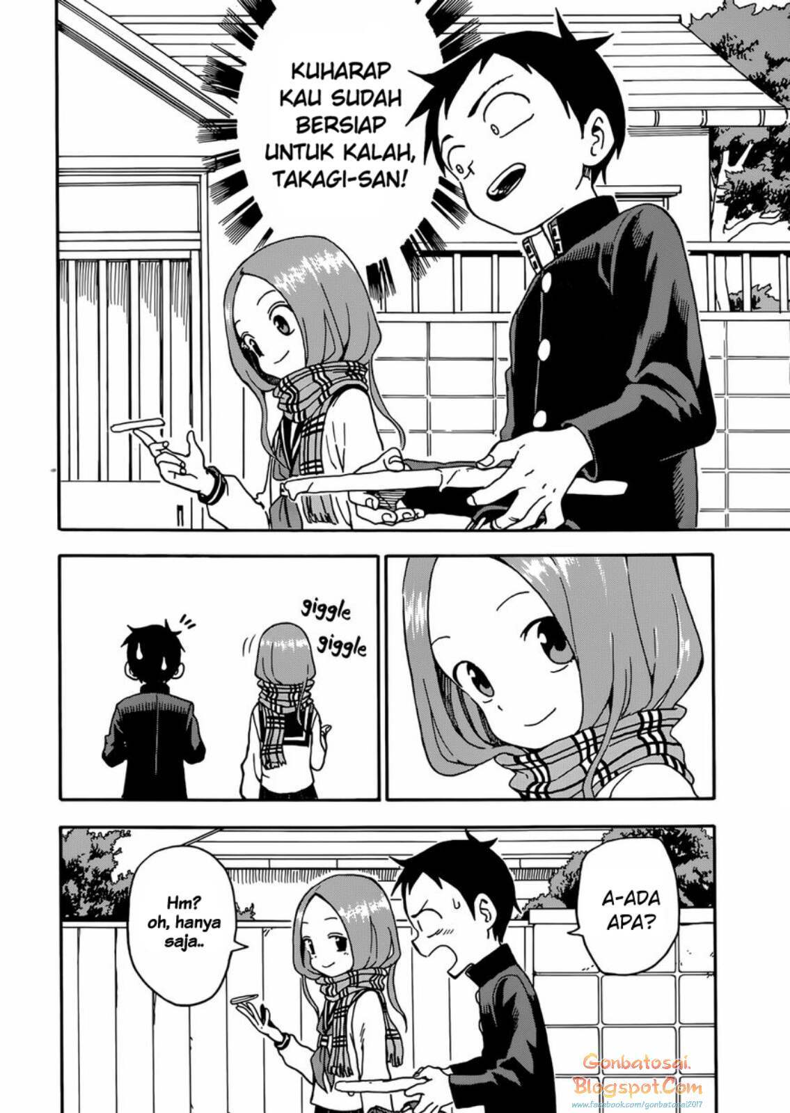Karakai Jouzu no Takagi-san Chapter 46 Gambar 9