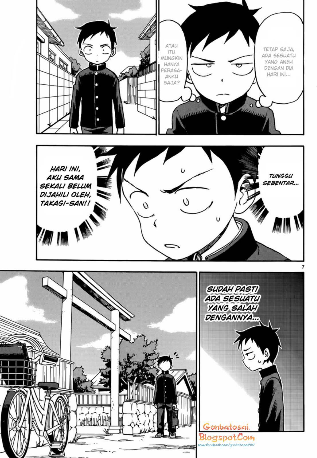 Karakai Jouzu no Takagi-san Chapter 44 Gambar 8