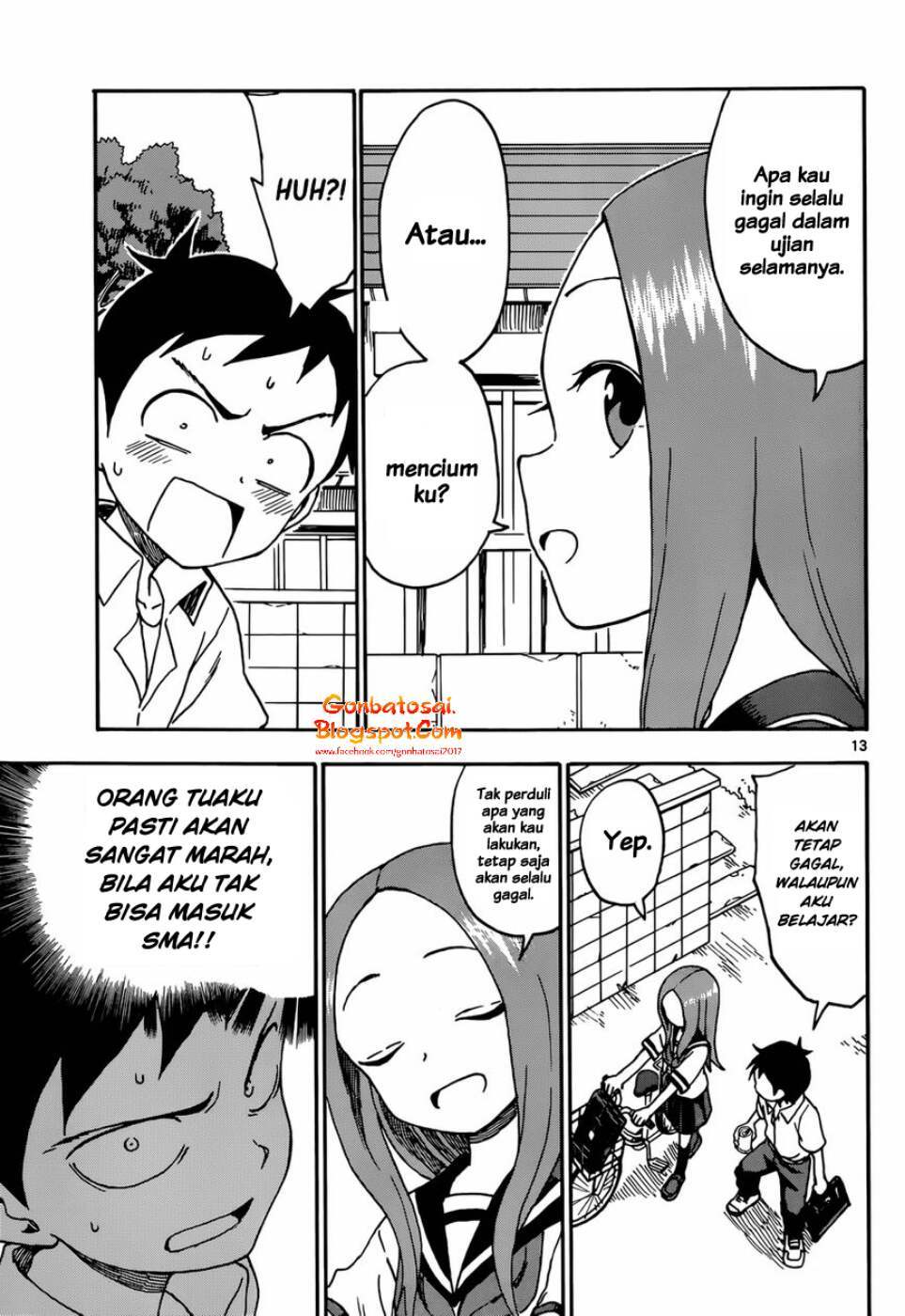 Karakai Jouzu no Takagi-san Chapter 42 Gambar 15