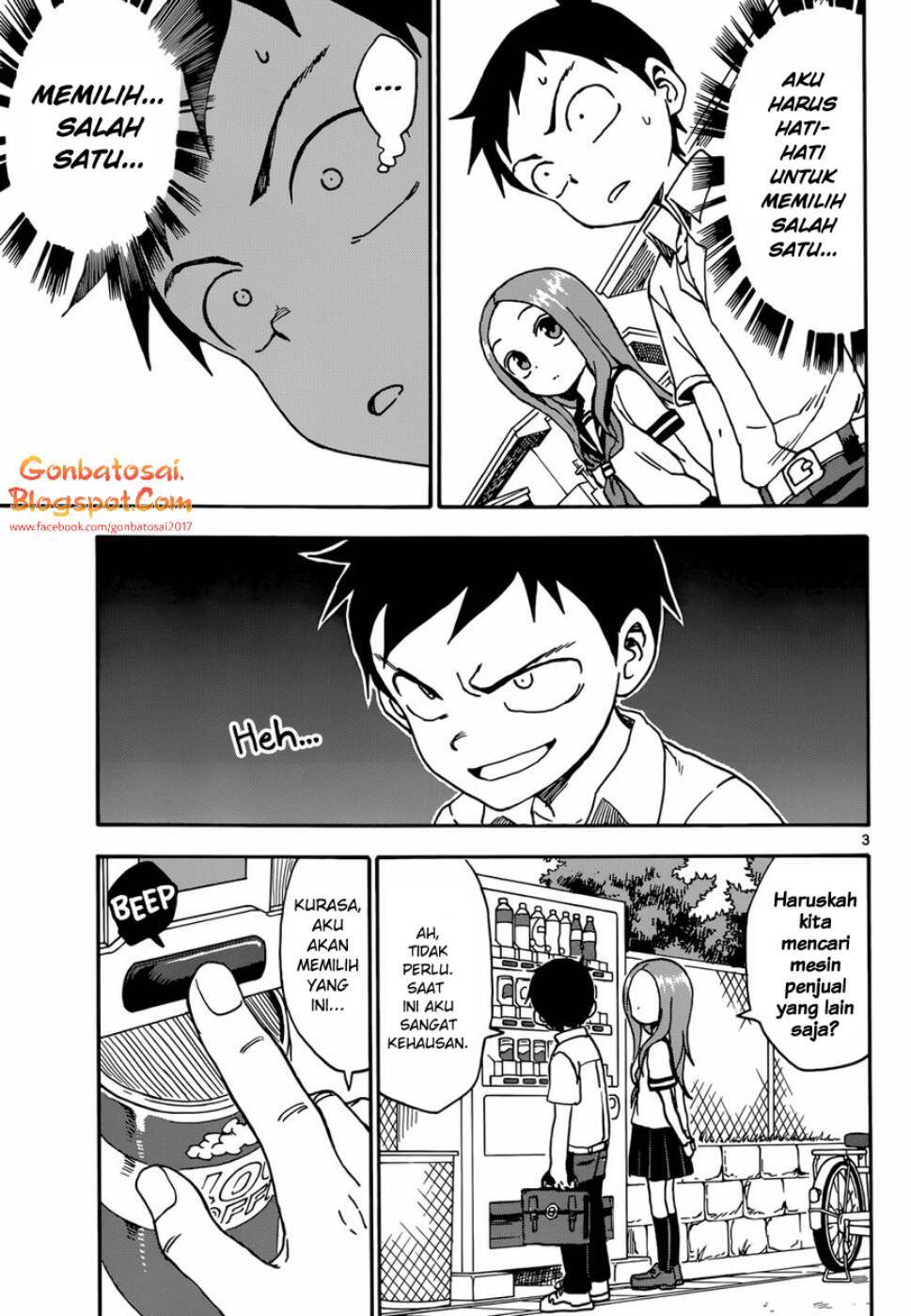 Karakai Jouzu no Takagi-san Chapter 42 Gambar 4