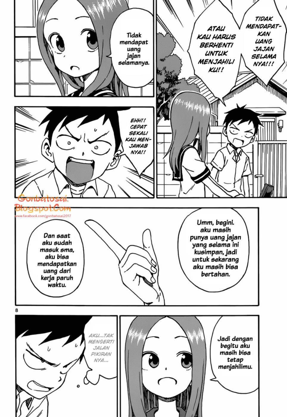 Karakai Jouzu no Takagi-san Chapter 42 Gambar 9