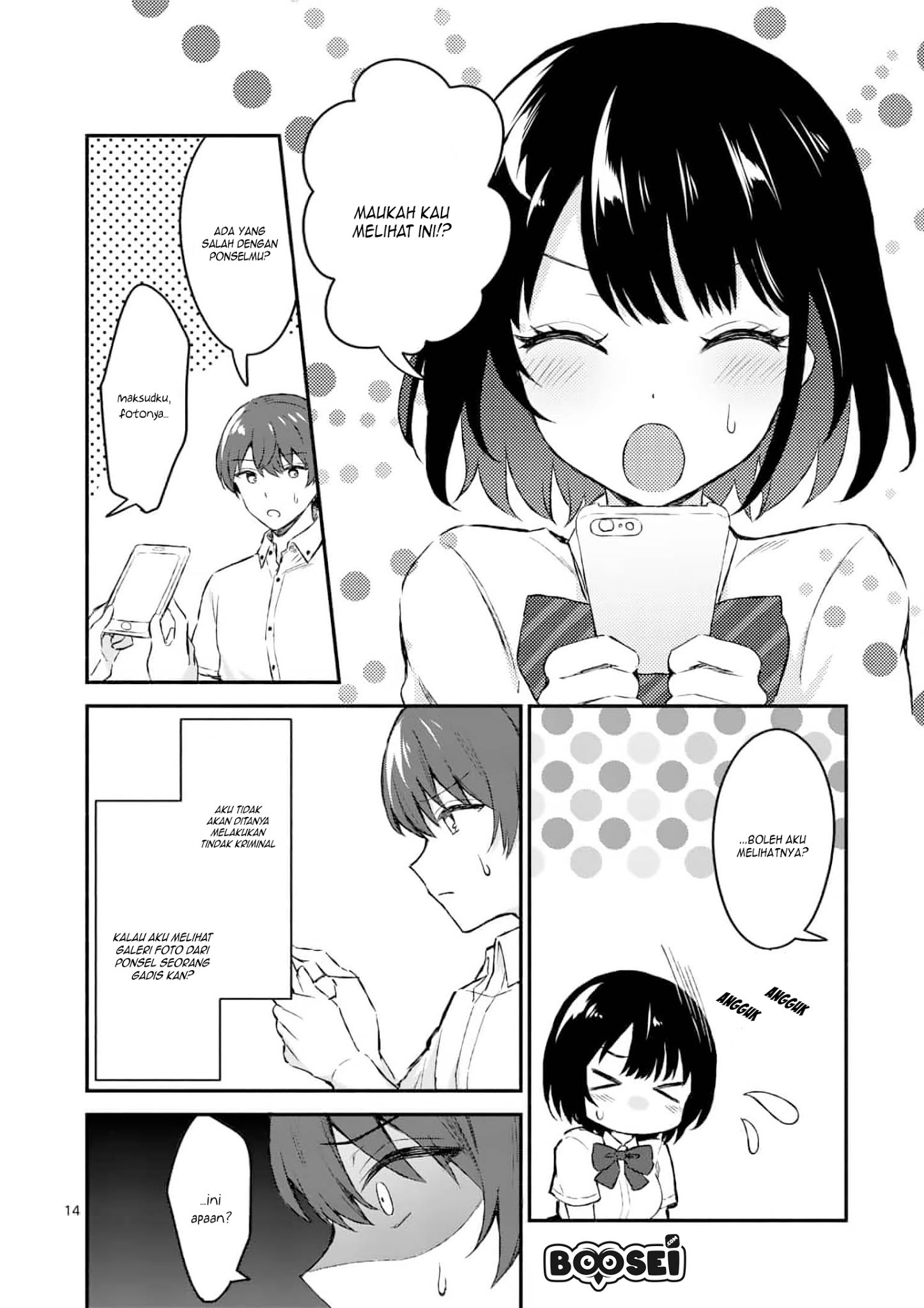Shiotaiou no Sato-san ga Ore ni dake Amai Chapter 1 Gambar 14