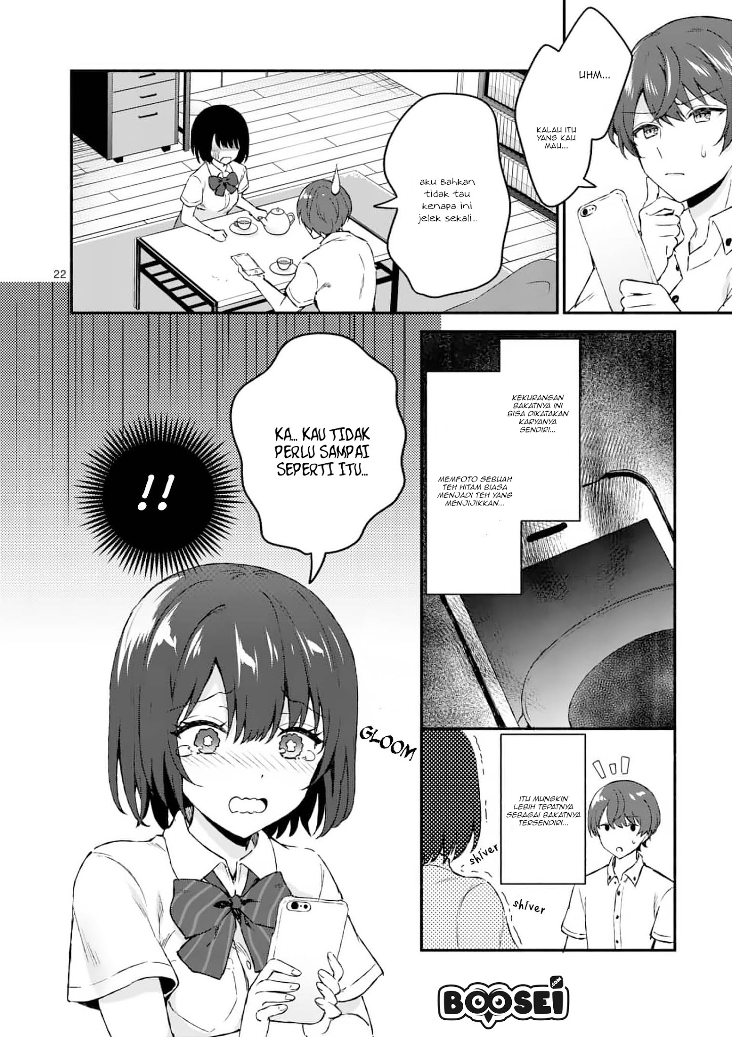 Shiotaiou no Sato-san ga Ore ni dake Amai Chapter 1 Gambar 22