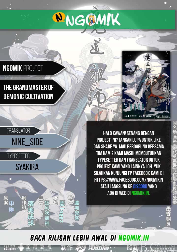 Baca Komik The Grandmaster of Demonic Cultivation Chapter 14 Gambar 1