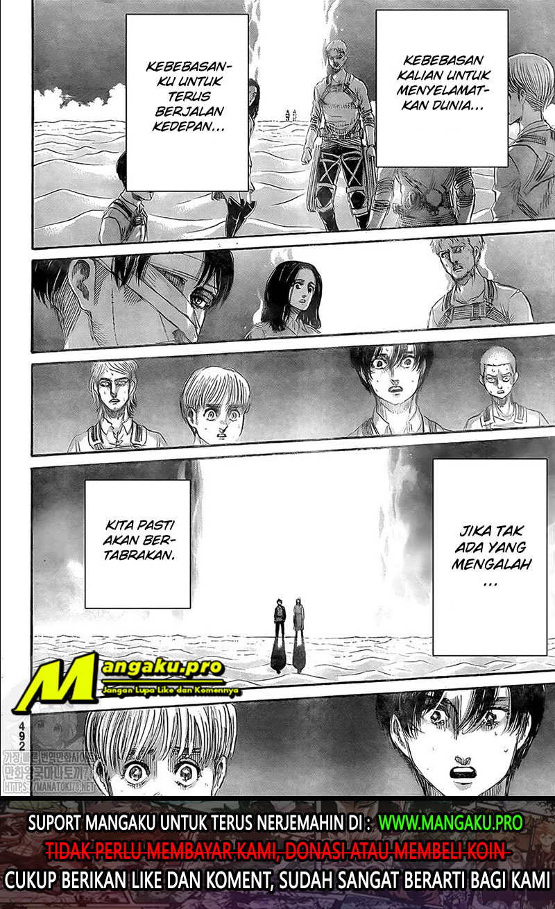 Shingeki no Kyojin Chapter 133.1 Gambar 22