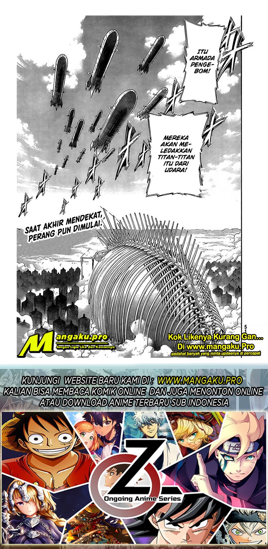 Shingeki no Kyojin Chapter 133.2 Gambar 22