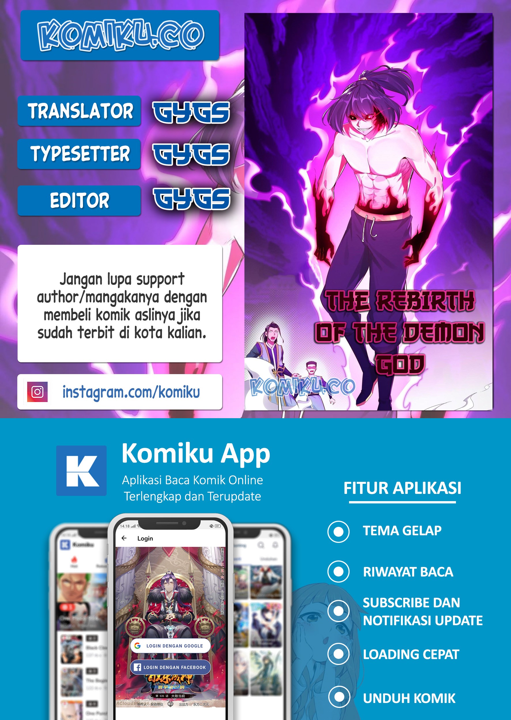 Baca Komik The Rebirth of the Demon God Chapter 6 Gambar 1