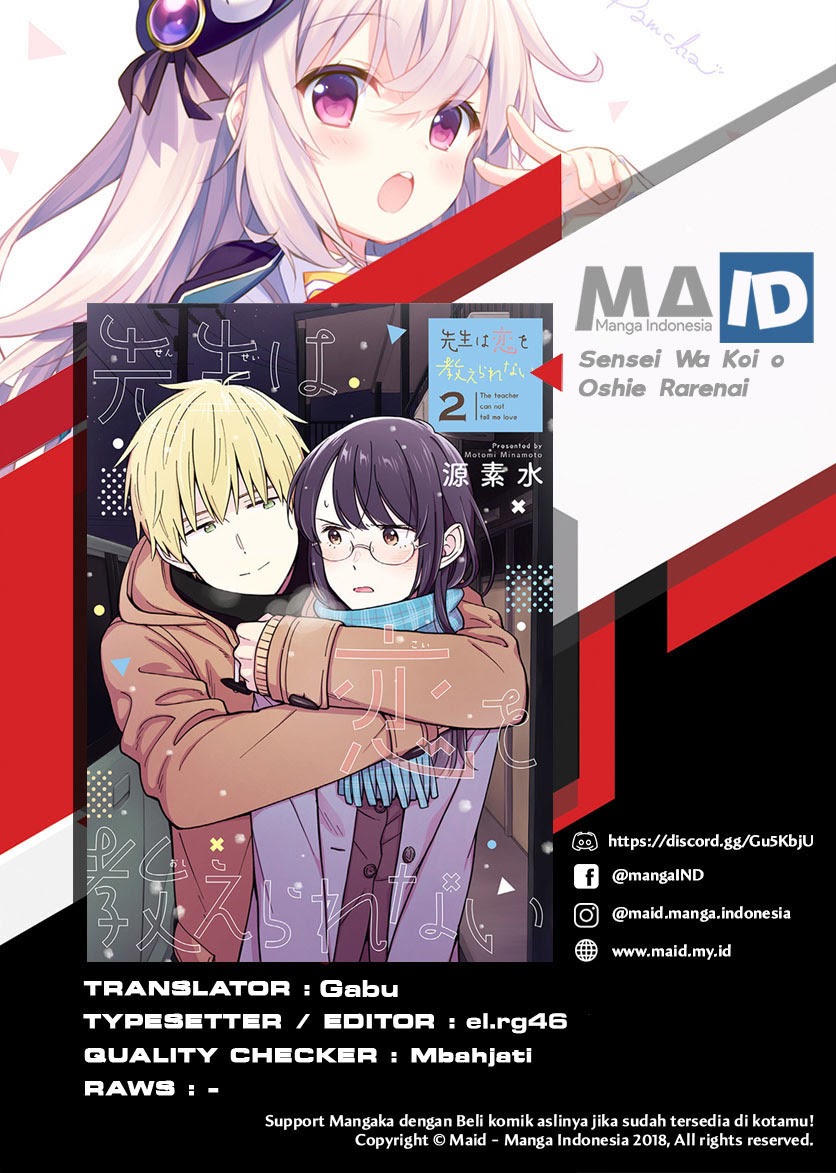 Baca Komik Sensei wa Koi wo Oshierarenai Chapter 29 Gambar 1