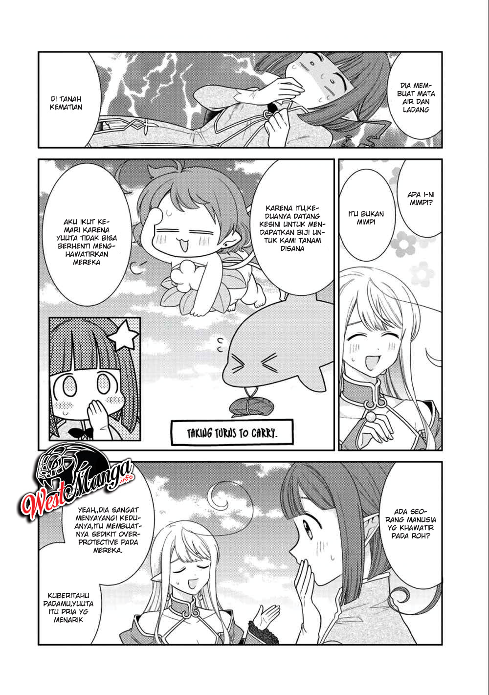 Seirei-tachi no Rakuen to Risou no Isekai Seikatsu Chapter 13 Gambar 25