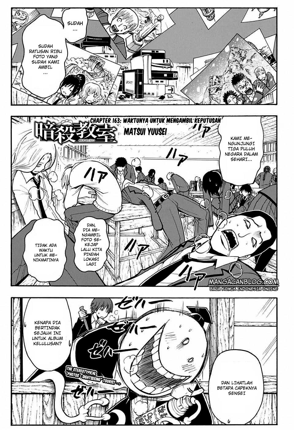 Baca Komik Assassination Classroom Chapter 163 Gambar 1