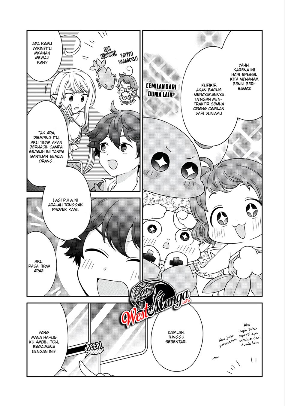 Seirei-tachi no Rakuen to Risou no Isekai Seikatsu Chapter 14 Gambar 17