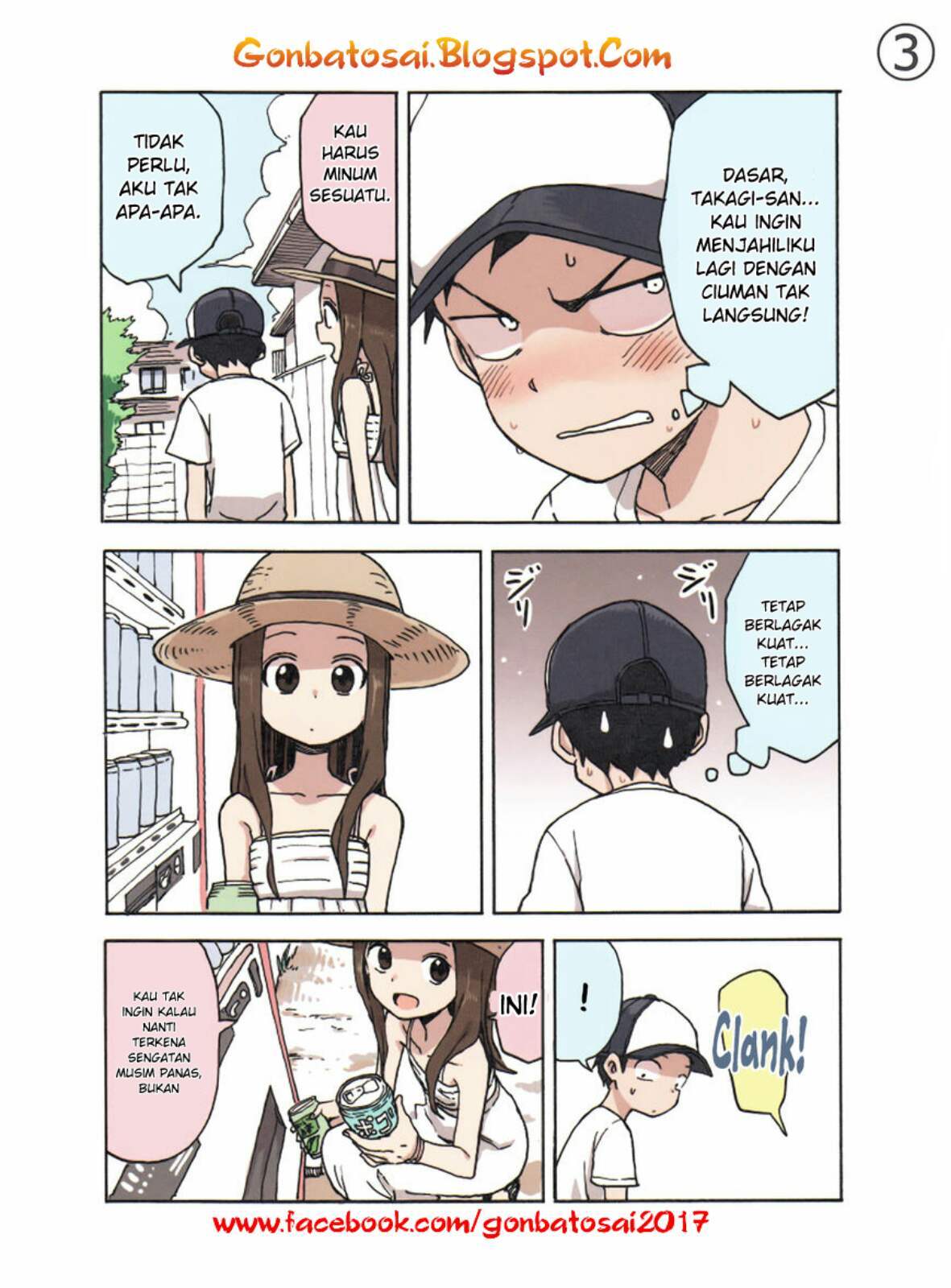 Karakai Jouzu no Takagi-san Chapter 34.5 Gambar 4