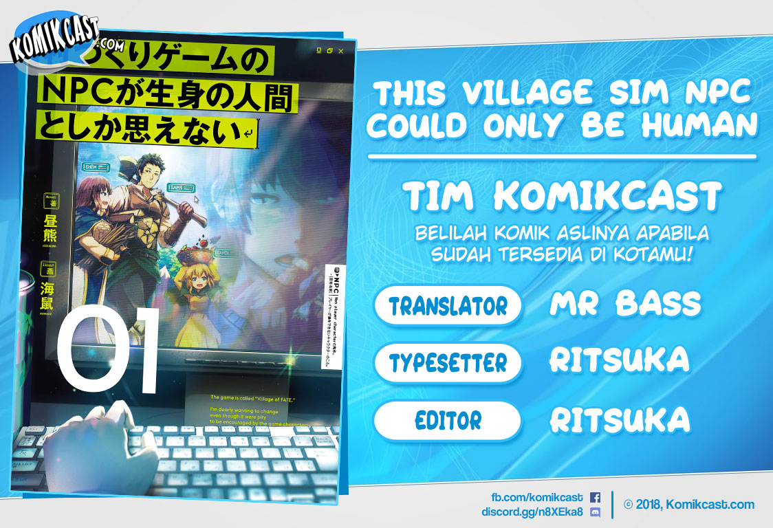 Baca Komik This Village Sim NPC Could Only Be Human Chapter 03.1 Gambar 1