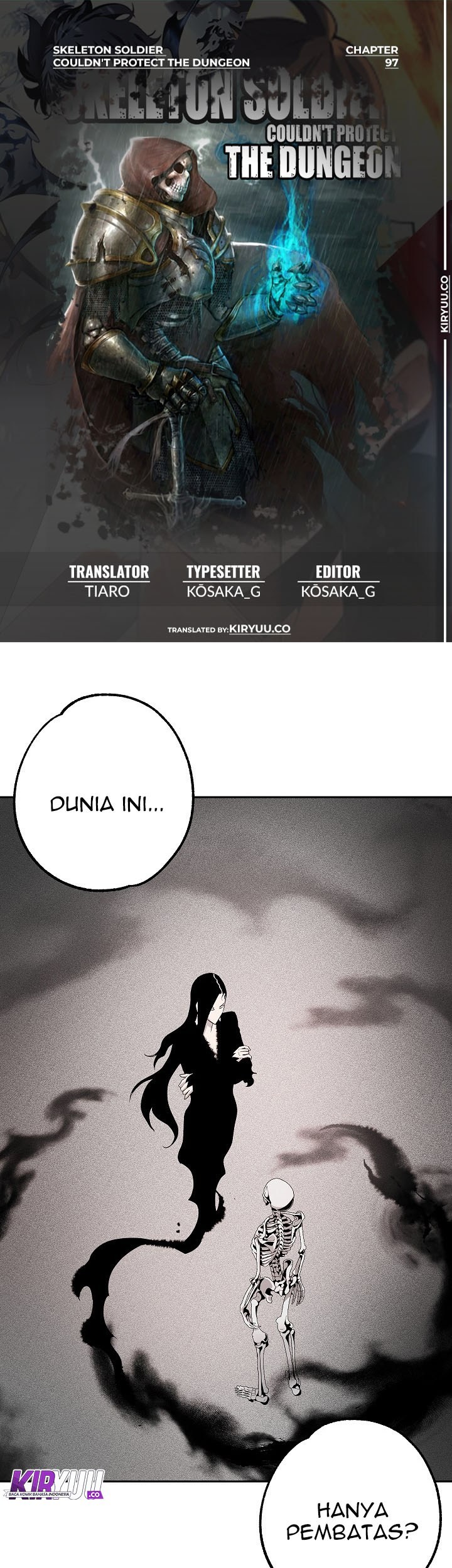 Baca Komik Skeleton Soldier Couldn’t Protect the Dungeon Chapter 97 Gambar 1