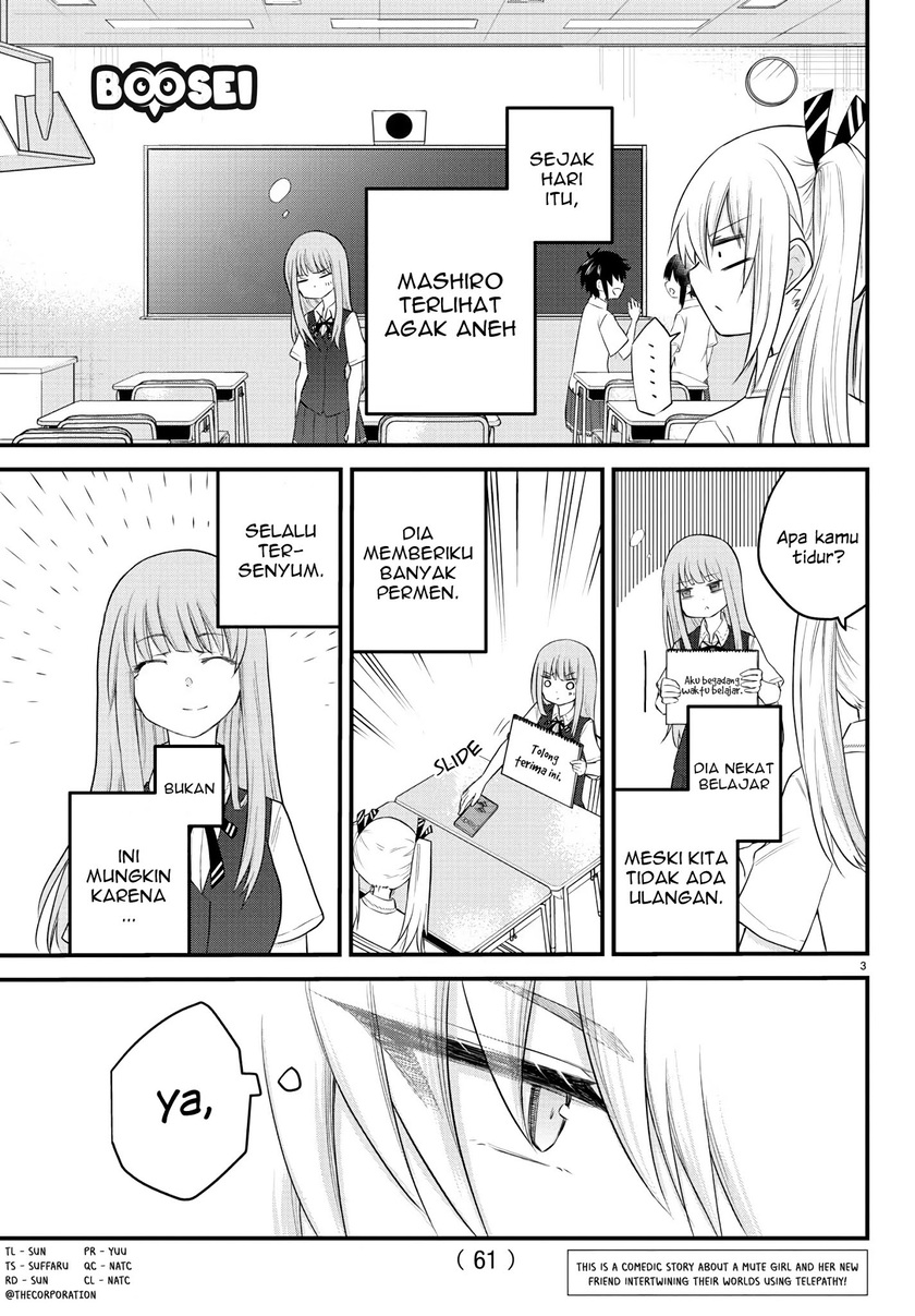 Koe ga dasenai Shoujo wa “Kanojo ga Yasashisugiru” to Omotte iru Chapter 08 Gambar 5