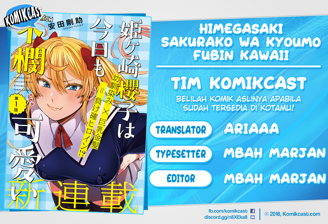 Baca Komik Himegasaki Sakurako wa Kyoumo Fubin Kawaii! Chapter 1 Gambar 1
