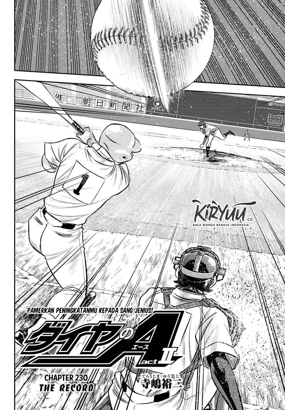 Diamond no Ace Act 2 Chapter 230 Gambar 3