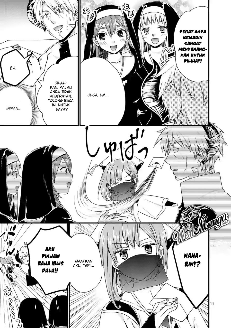 Maou desu Onna Yuusha no Hahaoya to Saikon Shita no de Onna Yuusha ga Giri no Musume ni Narimashita Chapter 33 Gambar 13