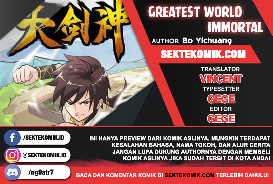 Baca Komik Greatest Sword Immortal Chapter 45 Gambar 1