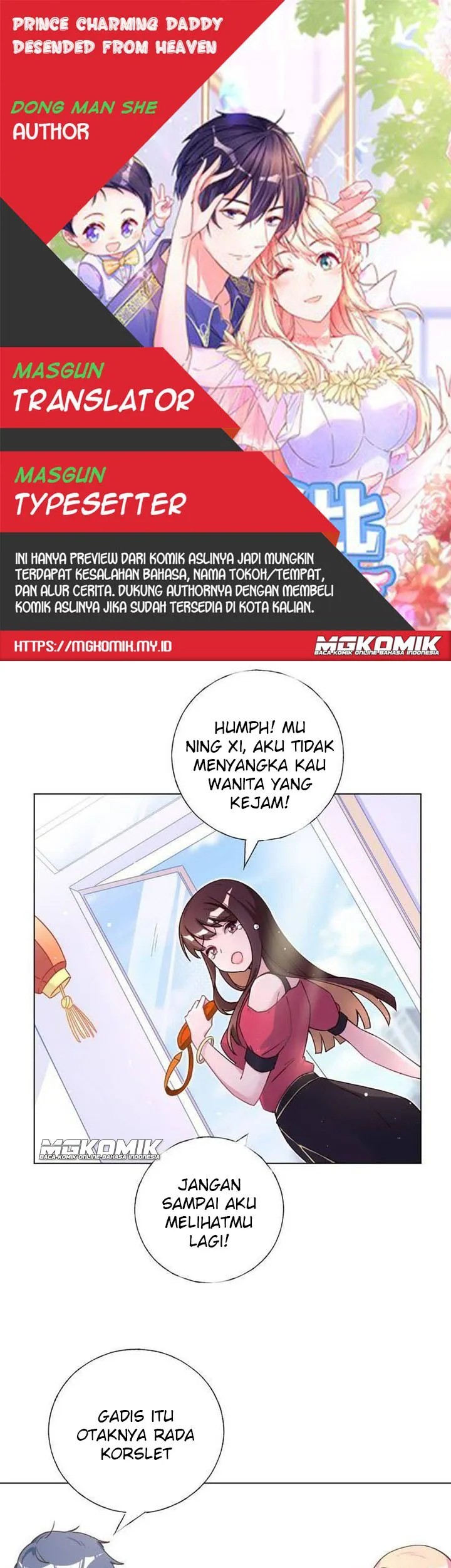 Baca Komik Prince charming daddy descended from heaven Chapter 28 Gambar 1