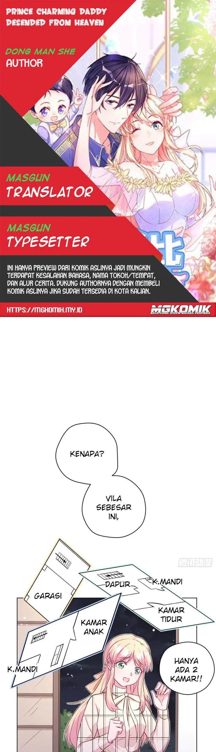 Baca Komik Prince charming daddy descended from heaven Chapter 40 Gambar 1