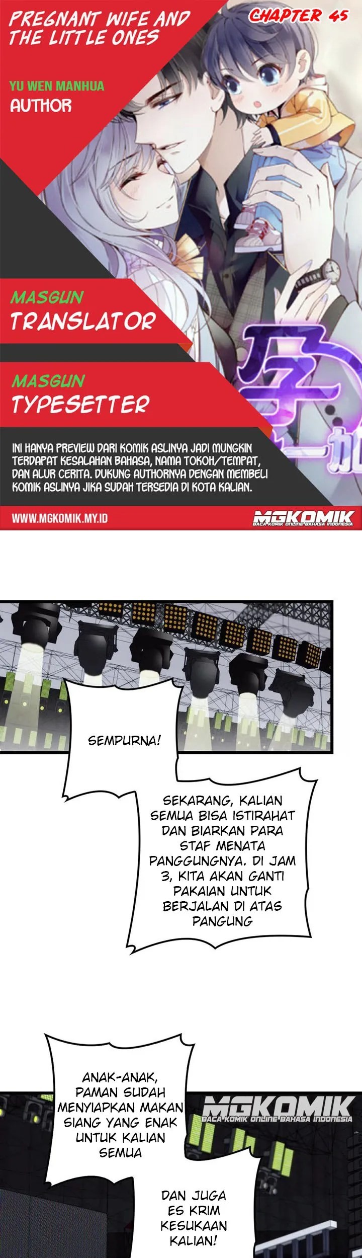 Baca Komik Pregnant Wife, One Plus One Chapter 45 Gambar 1
