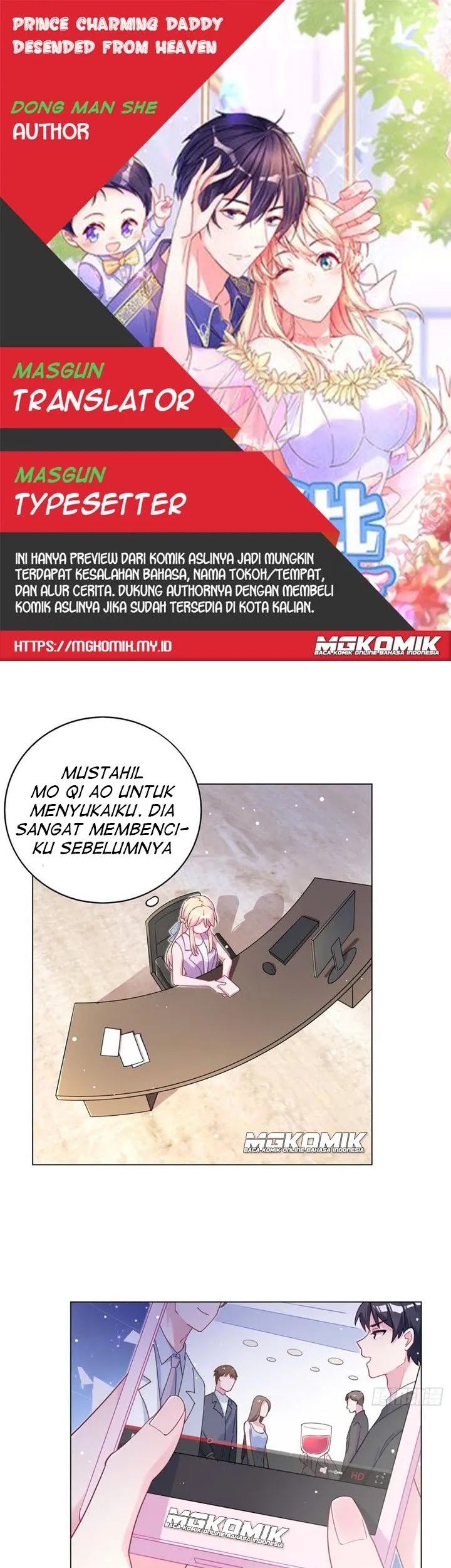 Baca Komik Prince charming daddy descended from heaven Chapter 48 Gambar 1