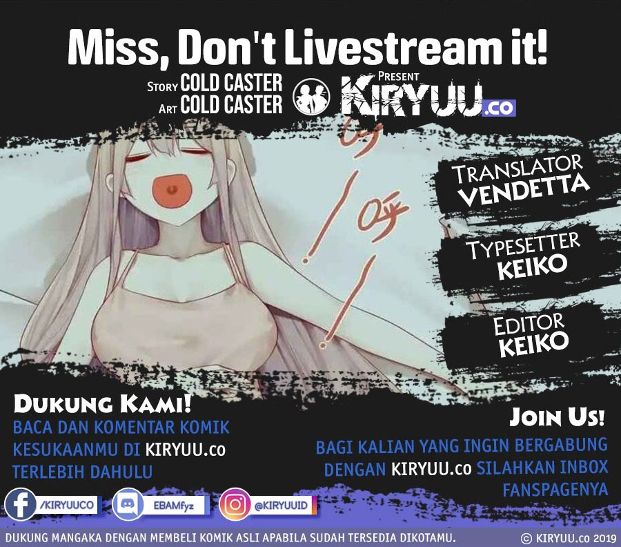 Baca Komik Miss, don’t livestream it! Chapter 11 Gambar 1