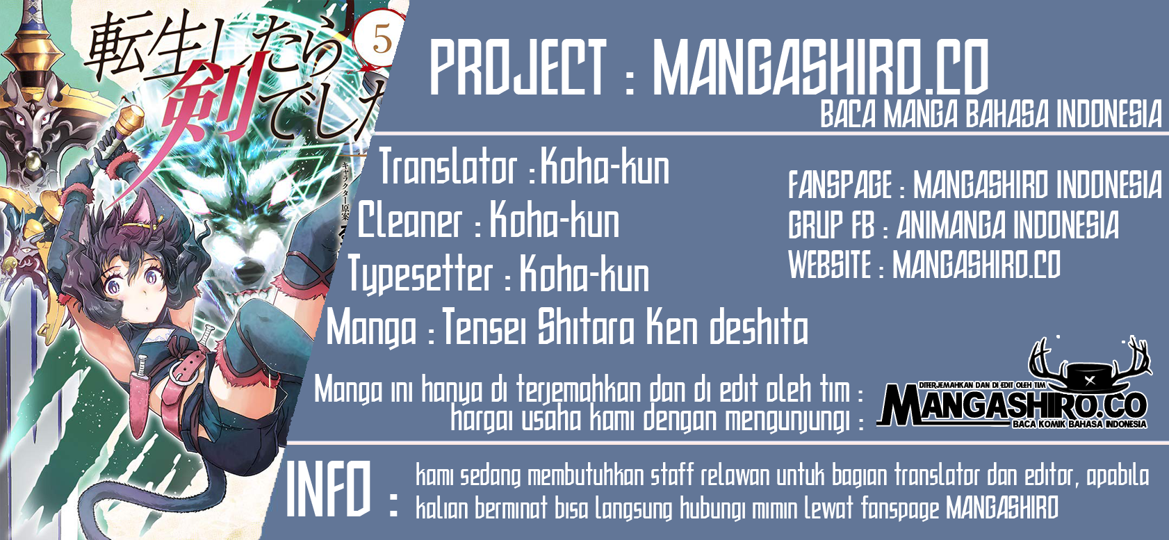 Baca Komik Tensei shitara Ken deshita Chapter 40 Gambar 1