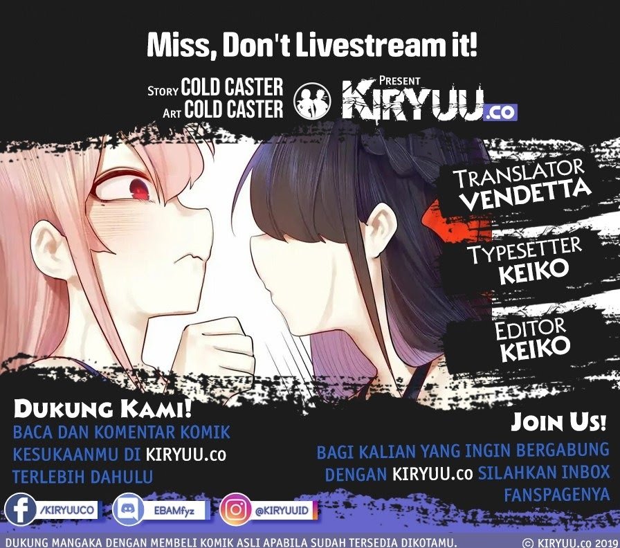 Baca Komik Miss, don’t livestream it! Chapter 14 Gambar 1