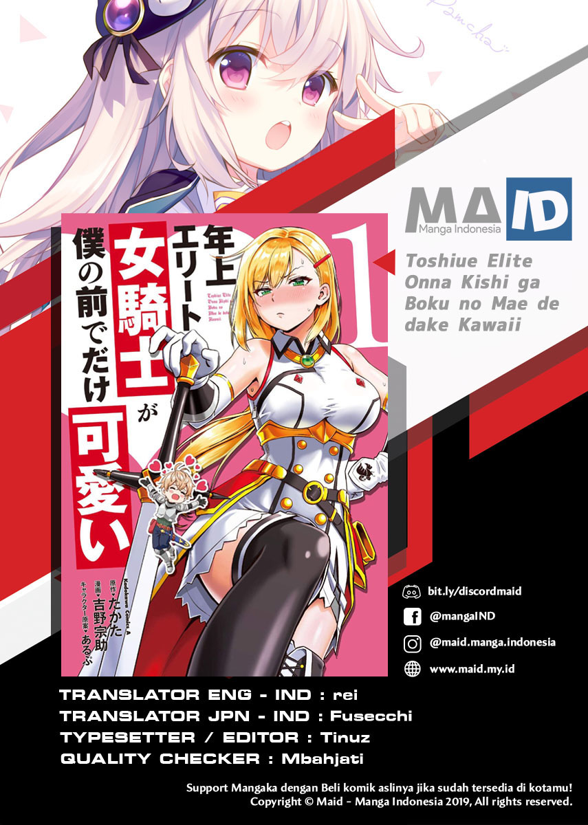 Baca Komik Toshiue elite onna kishi ga boku no mae de dake kawaii Chapter 05.2 Gambar 1