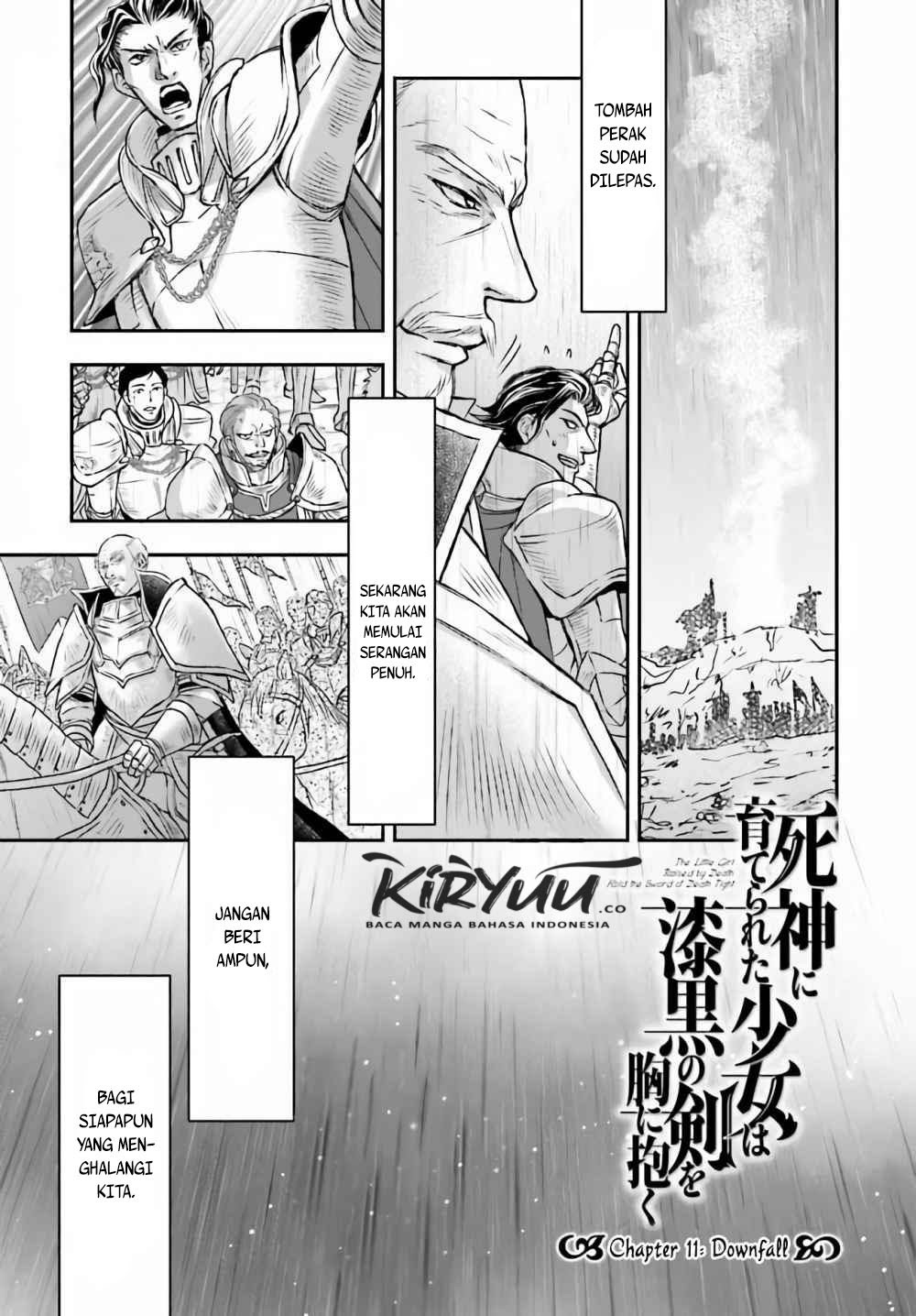 Baca Manga Shinigami ni Sodaterareta Shoujo wa Shikkoku no Tsurugi wo Mune ni Idaku Chapter 11 Gambar 2
