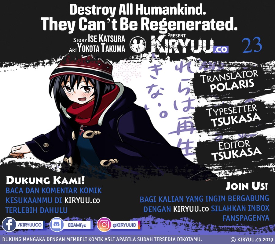 Baca Destroy All Humankind. They Can’t Be Regenerated Chapter 23 Gambar 2