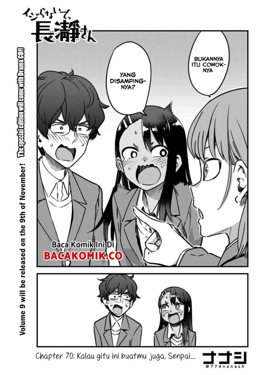 Baca Ijiranaide, Nagatoro-san Chapter 70 Gambar 2