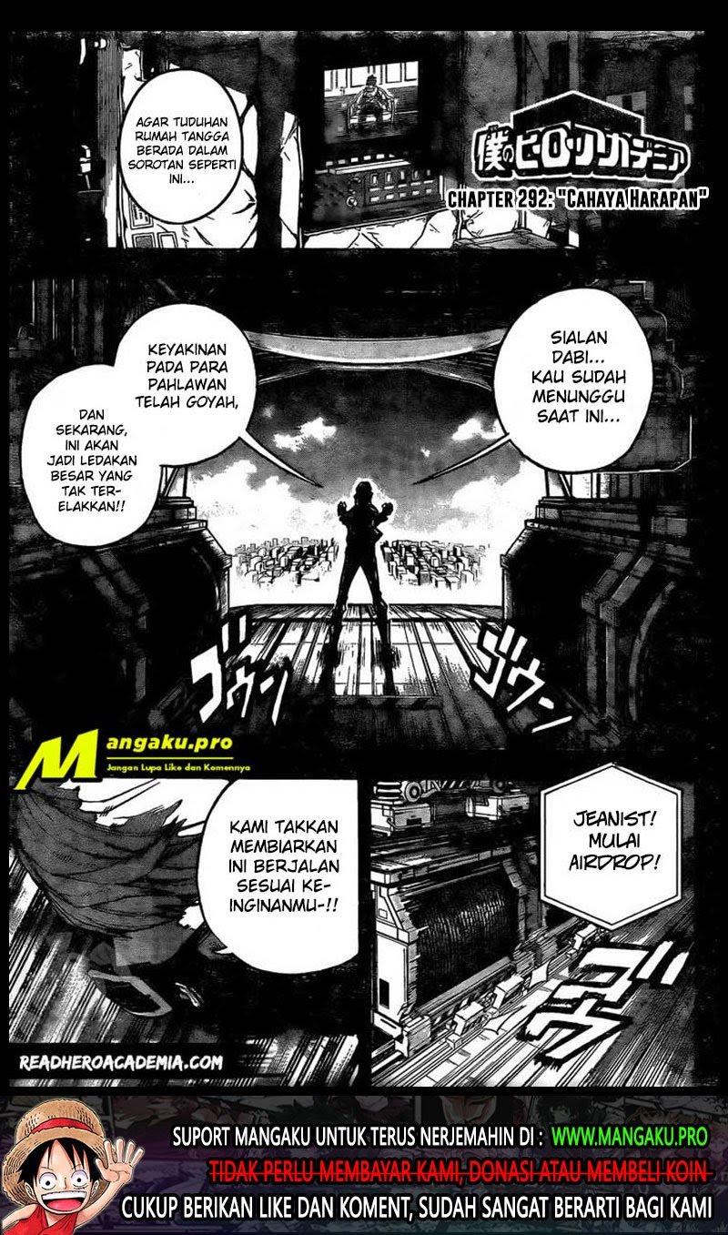 Baca Manga Boku no Hero Academia Chapter 292 Gambar 2