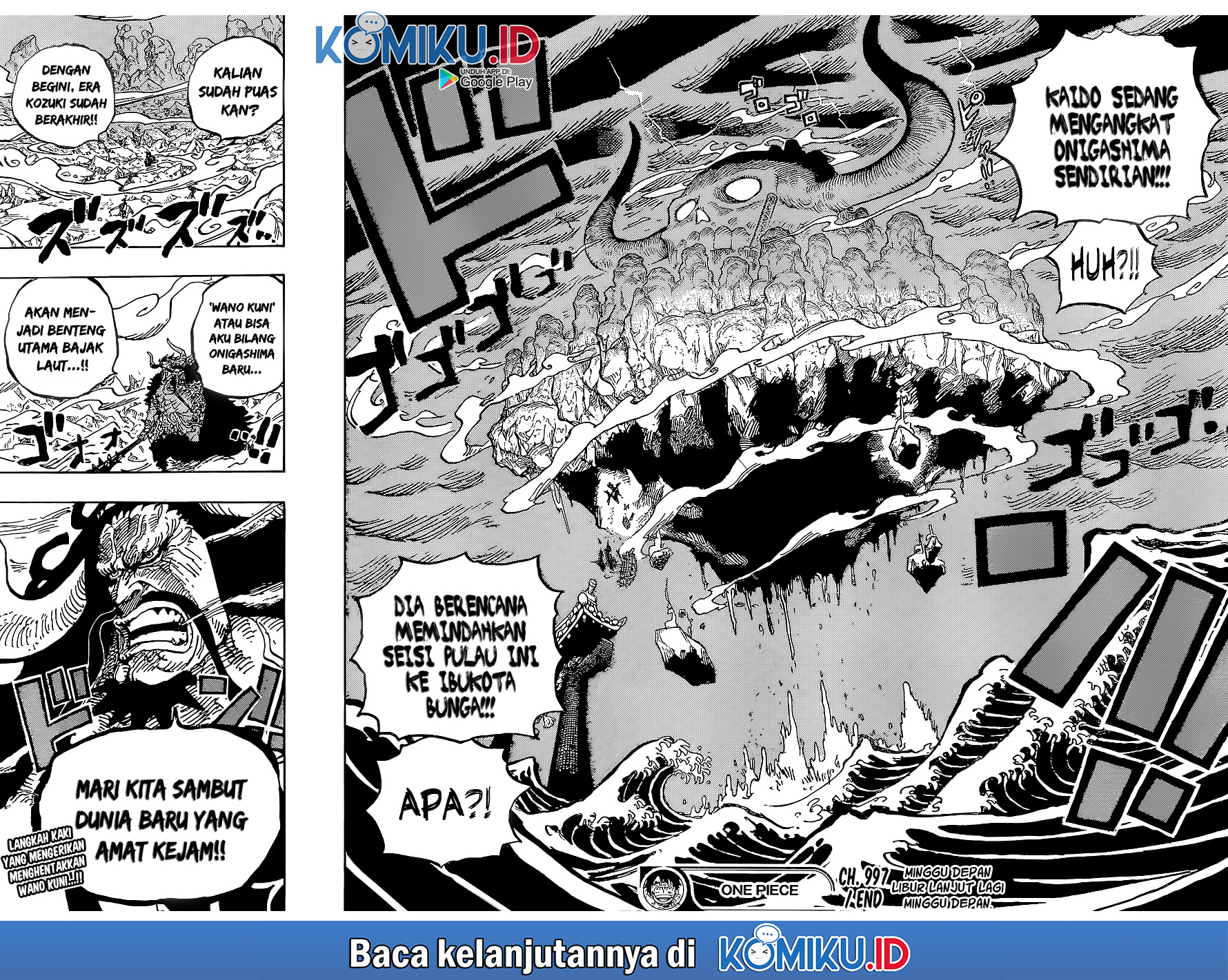 One Piece Chapter 997 HD Gambar 17